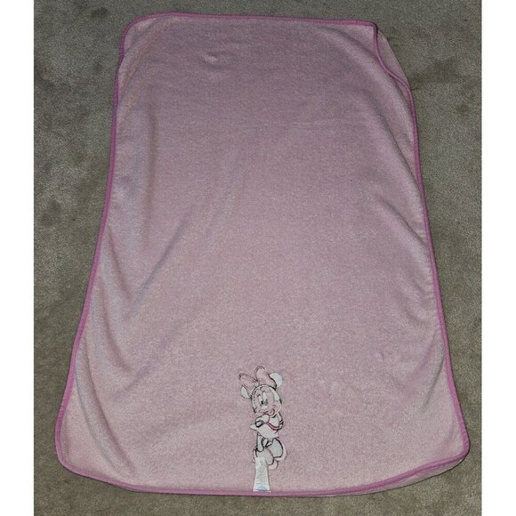Minnie Mouse Disney Baby Pink Fleece Baby Blanket Lovey SOFT 30" x 40" - Picture 4 of 4